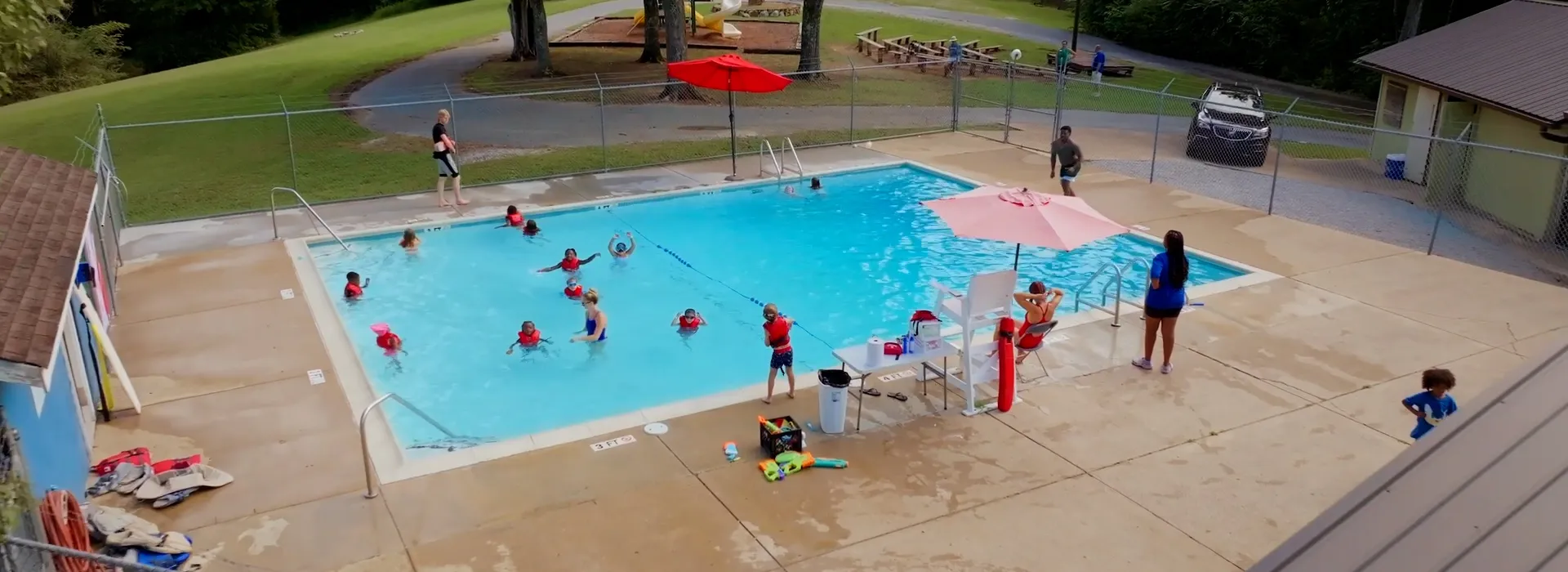 pool at camp fulleridge